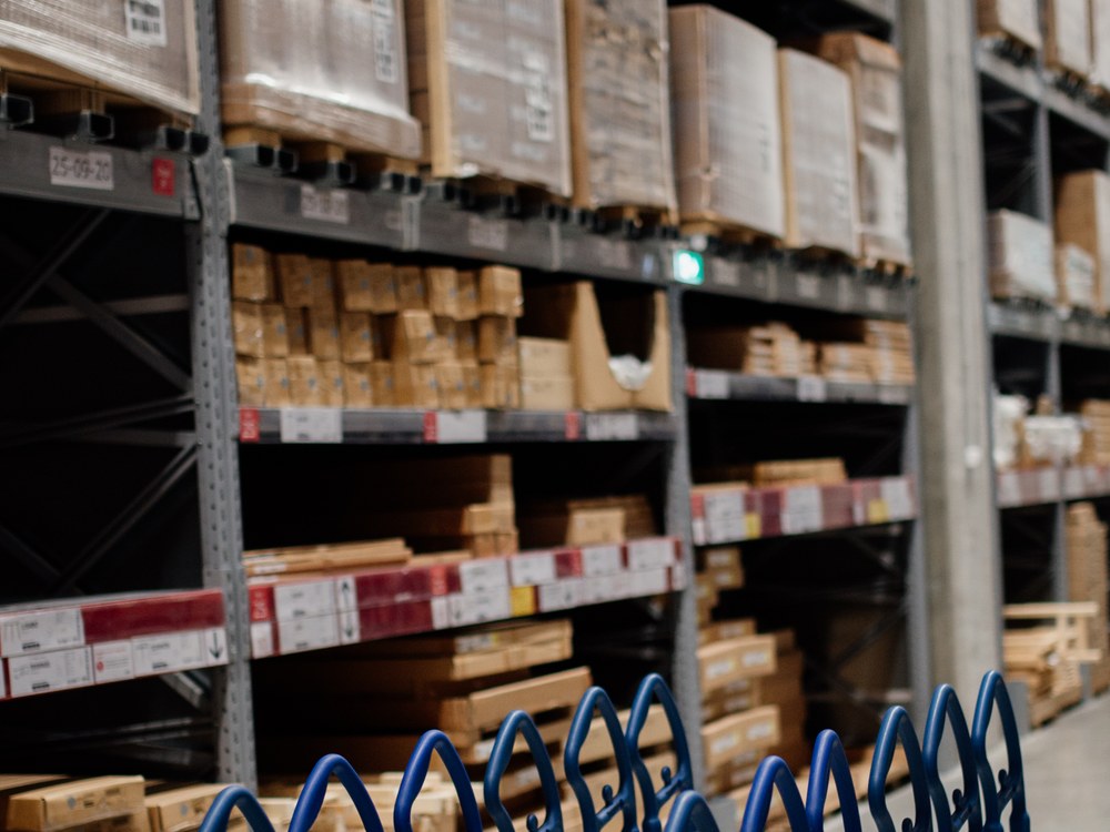 Secure Inventory Storage and Metal Shelving